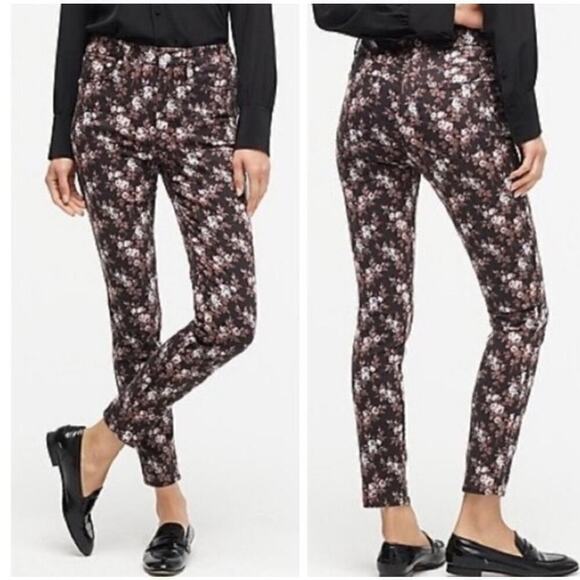 J Crew Point Sur size 27 ditsy floral high rise straight jeans - Picture 2 of 13